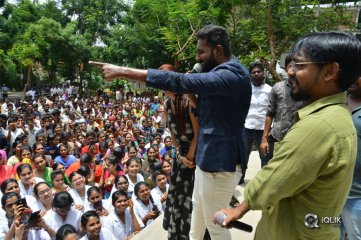 Happy Wedding Movie Team at Sims College Guntur